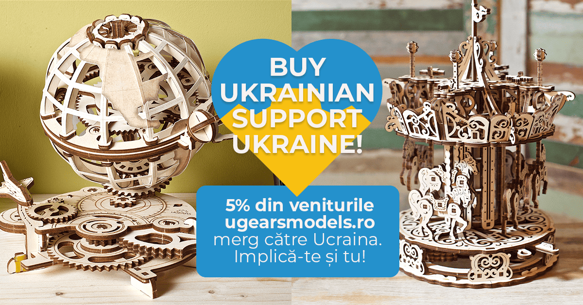 Ugears Romania doneaza 5% din veniturile ugearsmodels.ro – Ukrainian Gears for Ukrainian lives! 8